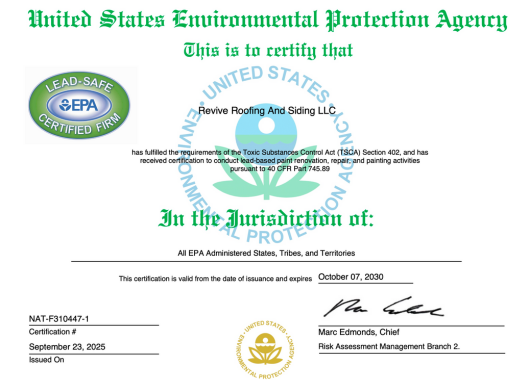 revive roofing NH/USA